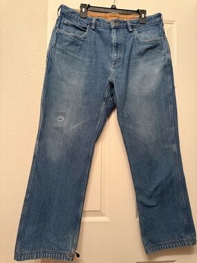 Duluth Trading Co Classic Blue Straight-Leg Jeans